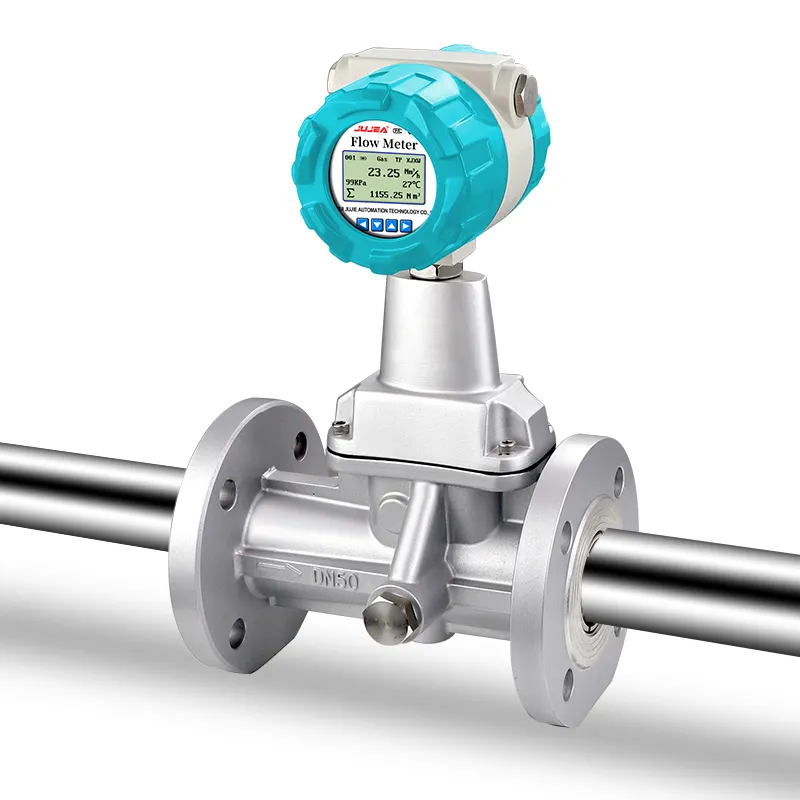 aluminum alloy precession vortex flow meter for liquid flow transmitter