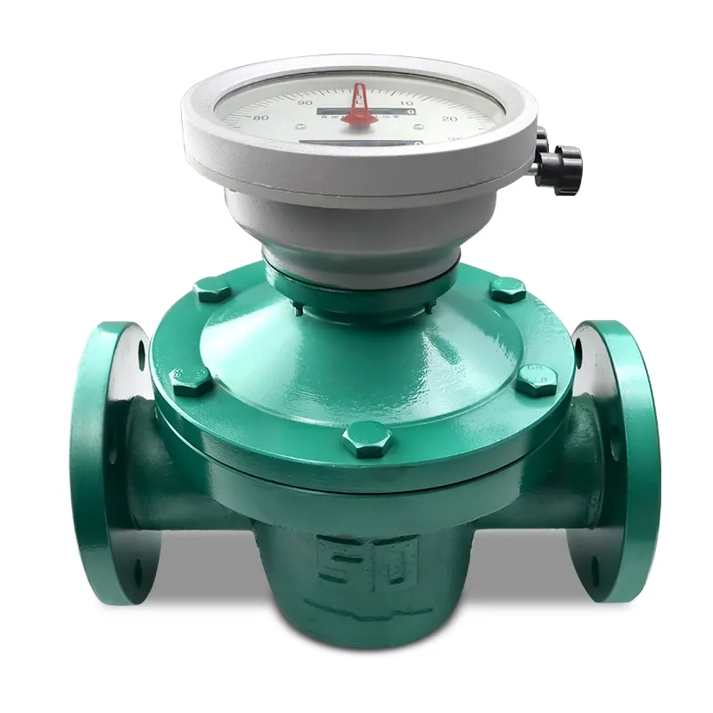 cast iron oval gear flow meter for ultrasonic water flow meter
